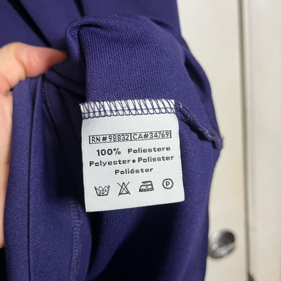 Kappa Vintage Purple Men’s Large Omini Logo Short Sleeve Shirt - Picture 4 of 5